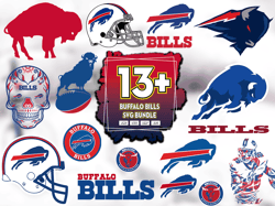 13 Files Buffalo Bills Svg Bundle, Bills Lovers Svg, Bills Logo Svg