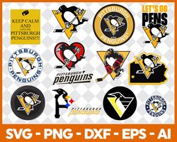 14 Files Pittsburgh Penguins Svg Bundle, Pittsburgh Penguins Logo