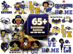 65 Files Designs Baltimore Ravens Football Svg Bundle, Ravens Girl Svg