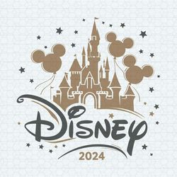 Vintage Disney 2024 Mickey Kingdom SVG