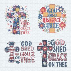 God Shed His Grace On Thee PNG SVG Bundle