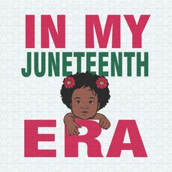 In My Juneteenth Era Black History SVG