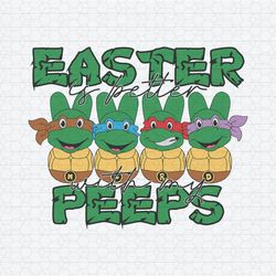 Easter Is Better With My Peeps Turtle Bunny SVG