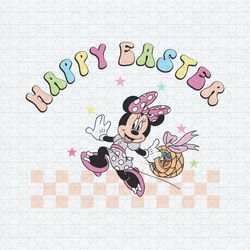 Happy Easter Disney Minnie Mouse SVG