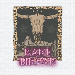 Retro Kane Brown Country Music PNG