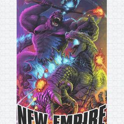 Godzilla X Kong New Empire King Of Monsters PNG