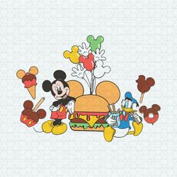 Carnival Food Vacation Mickey Snack SVG