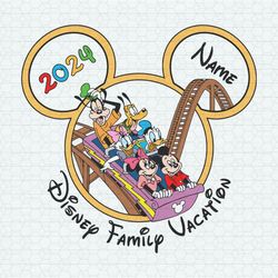 Personalized Disney Family Vacation 2024 SVG