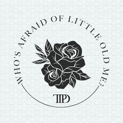 Who's Afraid of Little Old Me TTPD Logo SVG