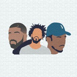 Retro Drake J Cole Kendrick Rapper Star SVG