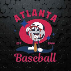 Atlanta Baseball Est 1966 SVG