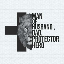 Man Of God Husband Dad Protector Hero The Lion PNG