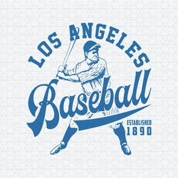Vintage Los Angeles Baseball 1890 SVG