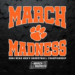 Clemson Tigers March Madness Mens Basketball SVG
