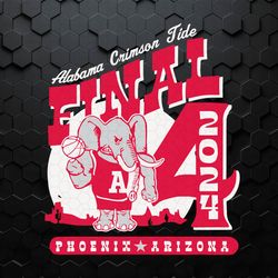 Alabama Crimson Tide Basketball Final Four Phoenix SVG