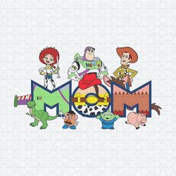 Retro Mom Toy Story Characters PNG