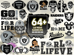 64 Files Las Vegas Raiders Svg Bundle, Raiders Logo Svg, Raiders Girl Svg