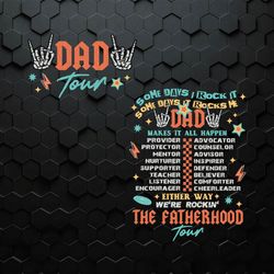 Dad Tour The Fatherhood Tour SVG