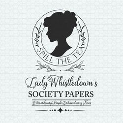 Retro Spill The Tea Lady Whistledowns SVG