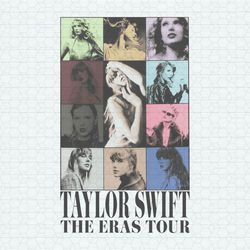 Retro Taylor Swift The Eras Tour 2024 PNG