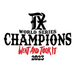 World Series Champions Went And Took It 2023 SVG