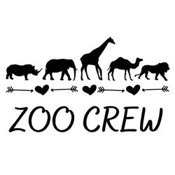 Zoo Crew SVG Clip Art Teacher SVG
