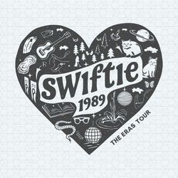 Retro Swiftie 1989 Heart The Eras Tour SVG