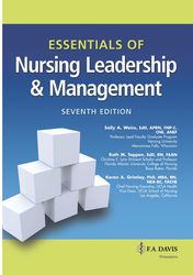 Test Bank for Essentials of Nursing Leadership and Management, 7th Edition Weiss PDF | Instant Download