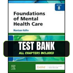 Test Bank for Foundations of Mental Health Care 8th Edition Morrison-Valfre PDF | Instant Download