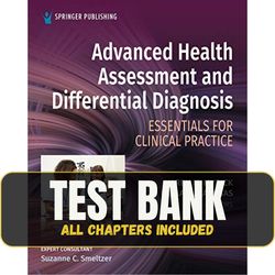 Test Bank for Advanced Health Assessment and Differential Diagnosis Essentials 1st Edition Myrick PDF | Instant Download