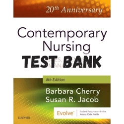 Test Bank for Contemporary Nursing: Issues, Trends, & Management 8th Edition by Cherry PDF | Instant Download | All Chap