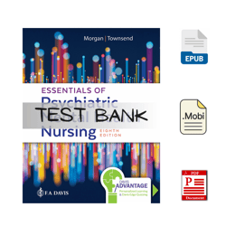 Test Bank for Essentials of Psychiatric Mental Health Nursing 8th Edition by Morgan PDF | Instant Download | All Chapter