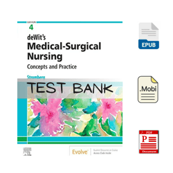 Test Bank for Dewits Medical Surgical Nursing Concepts and Practice 4th Edition by Stromberg PDF | Instant Download | Al