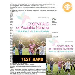 Test Bank for Essentials of Pediatric Nursing, 4th Edition Kyle PDF | Instant Download | All Chapters Included