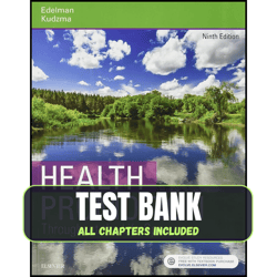 Test Bank for Health Promotion Throughout the Life Span 9th Edition Edelman PDF | Instant Download | All Chapters Includ