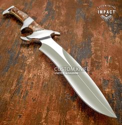 1 of a kind custom D2 Full Tang Sasquatch Bowie Knife