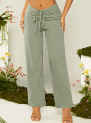 Woman Pants Pattern Ruched Front Pants PDF Digital