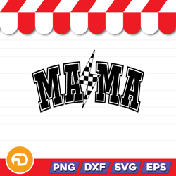 Mama Thunder SVG, PNG, EPS, DXF Digital Download