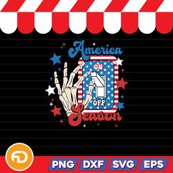 America Season SVG, PNG, EPS, DXF Digital Download