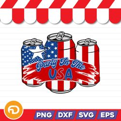 Party In The USA SVG, PNG, EPS, DXF Digital Download