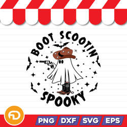 Boot Scootin Spooky SVG, PNG, EPS, DXF Digital Download