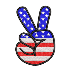Embroidery File - Peace USA