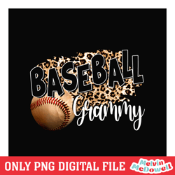 baseball grammy leopard print mother day png, mother day png, digital download