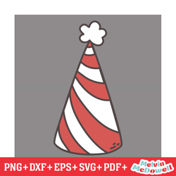 patriotic birthday party hat 4th of july day svg, 4th of july svg, digital download
