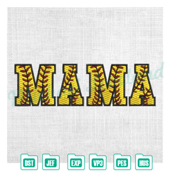 mama sport baseball embroidery design , embroidery design file, digital embroidery