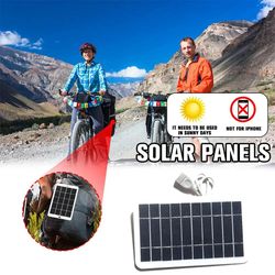 Portable Solar Panel 5V 2W Solar Plate with USB Safe Charge Stabilize Battery Charger for Power Bank Phone Outdoor Campi