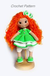 Crochet princess doll pattern - Amigurumi doll PDF - Digital Patter Tutorial PDF