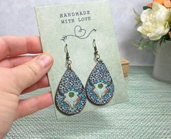 Custom designed earrings. Handmade. Jewelry