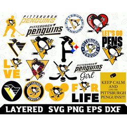 Digital Download, Pittsburgh Penguins logo, Pittsburgh Penguins svg, Pittsburgh Penguins cricut, Pittsburgh Penguins png