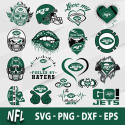 New York Jets SVG Bundle, New York Jets SVG, NFL SVG, Sport SVG.